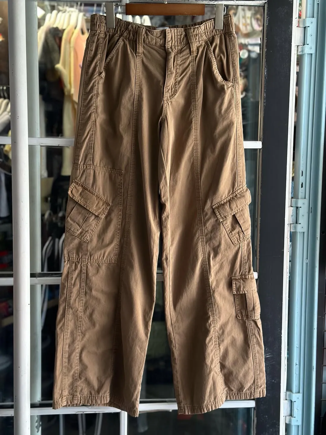 New Light Grey Cargo Pants