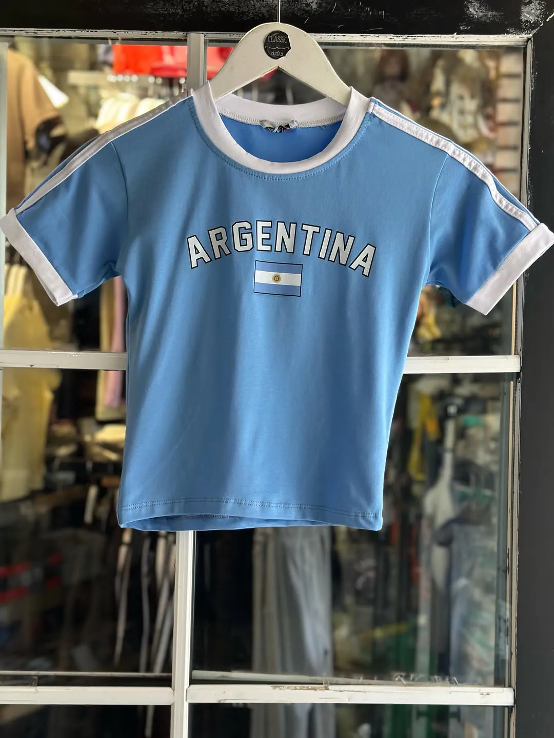 Argentina Crop Top T-Shirt
