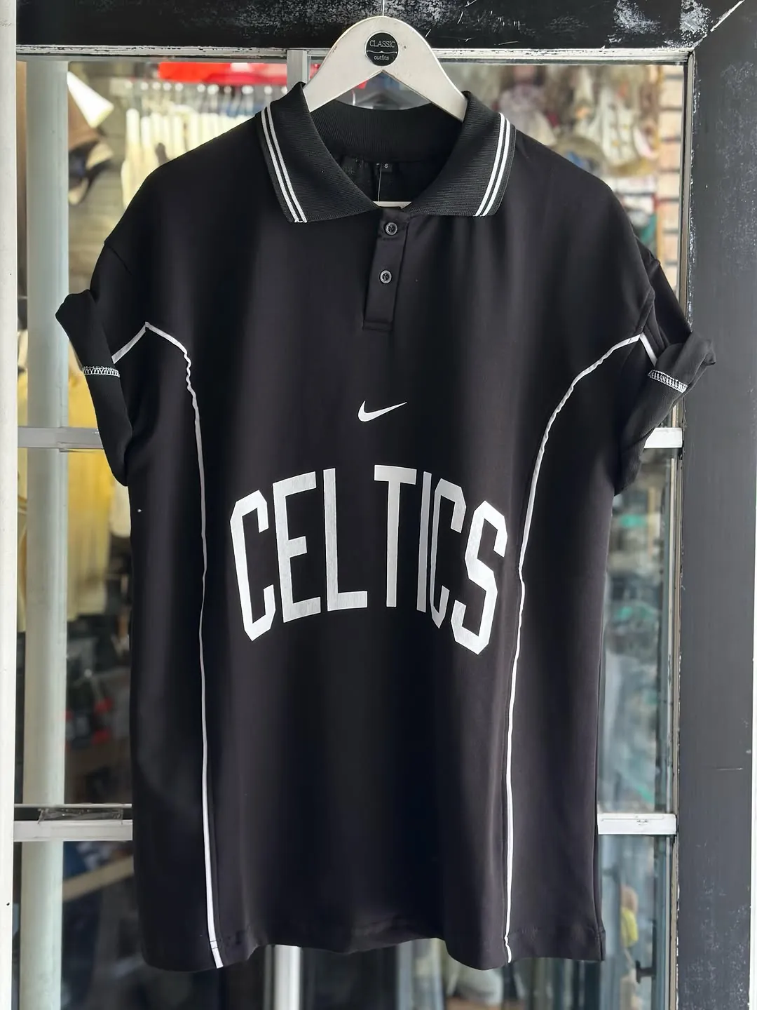 Nike Celtics Green Polo Shirt