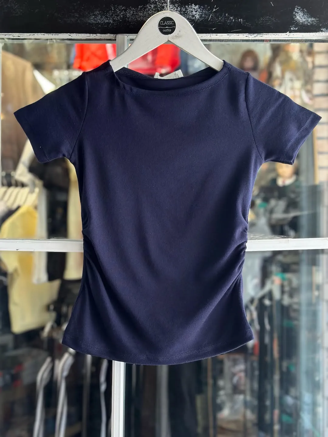 Navy Blue Short Sleeve T-Shirt