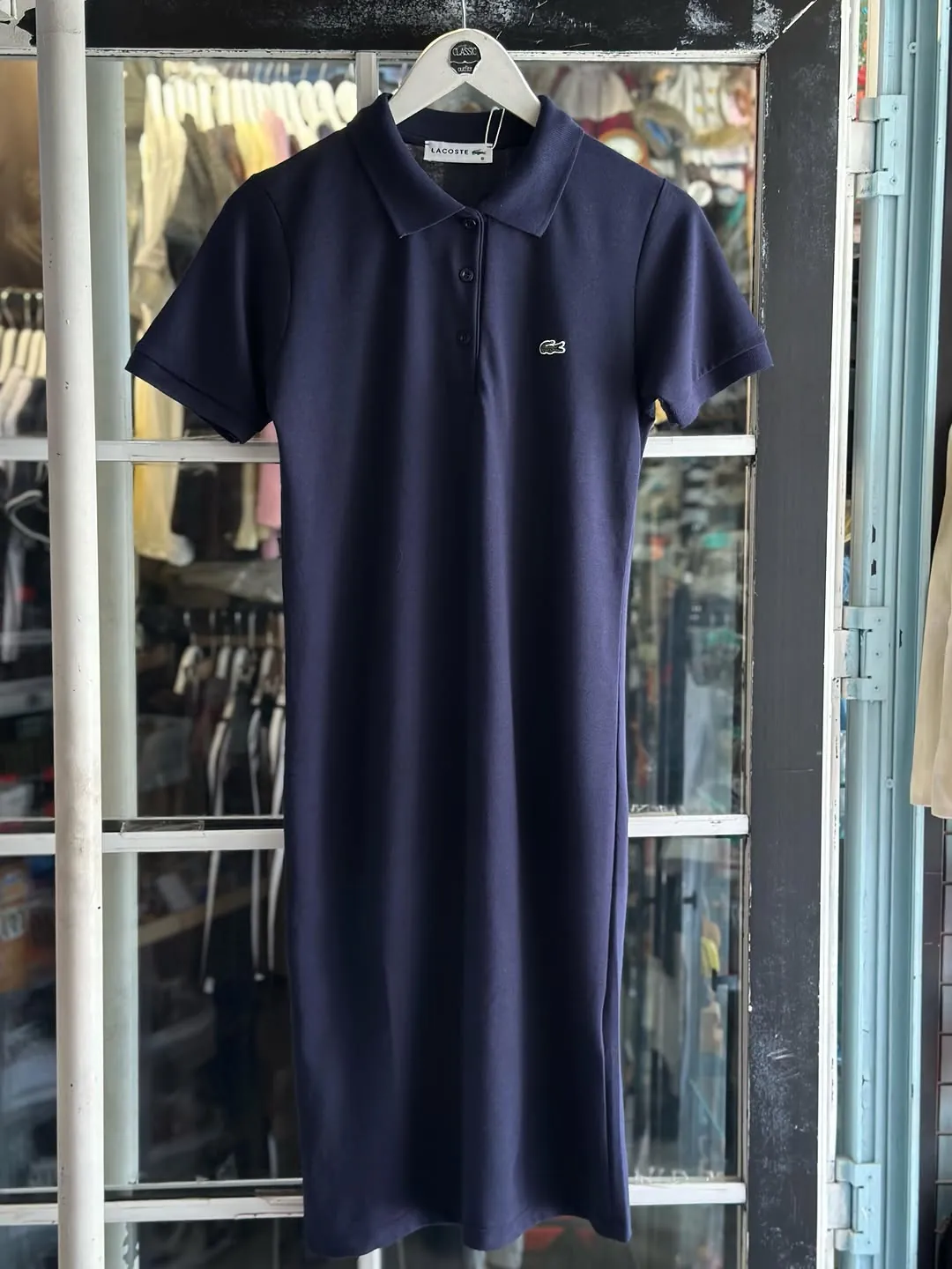Lacoste Navy Blue Polo Dress