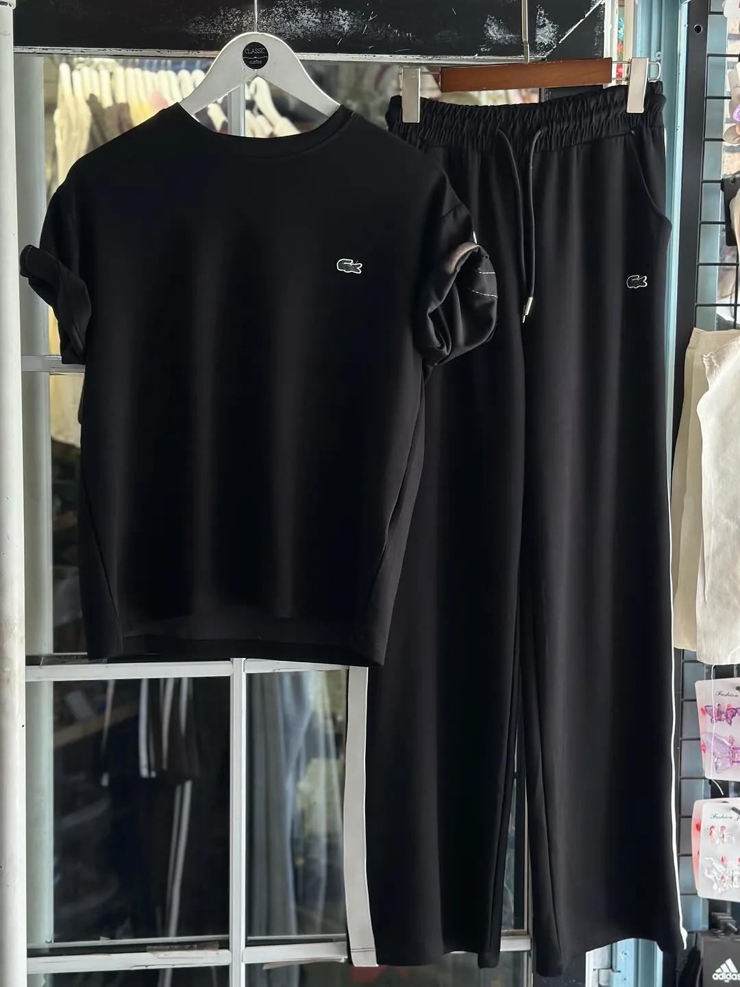 Lacoste Maroon Tracksuit Set
