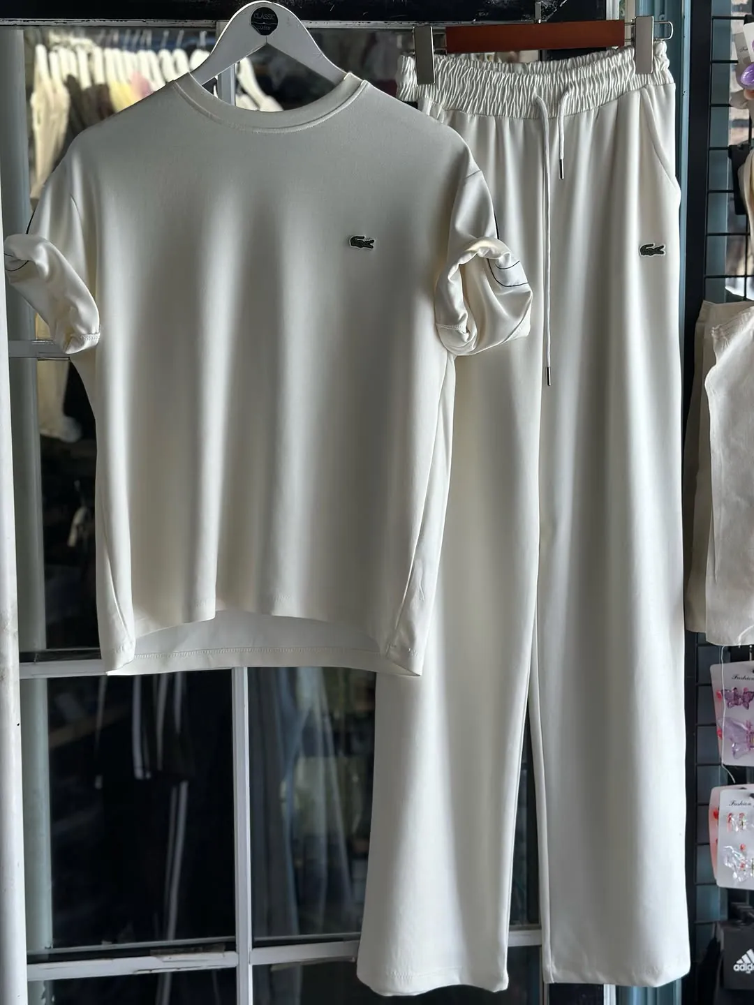 Lacoste Maroon Tracksuit Set