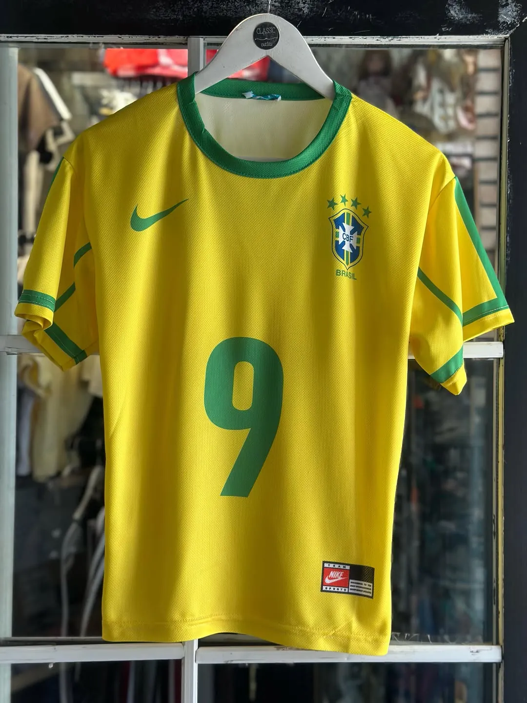 Nike Brazil National Team Football Jersey Number 9