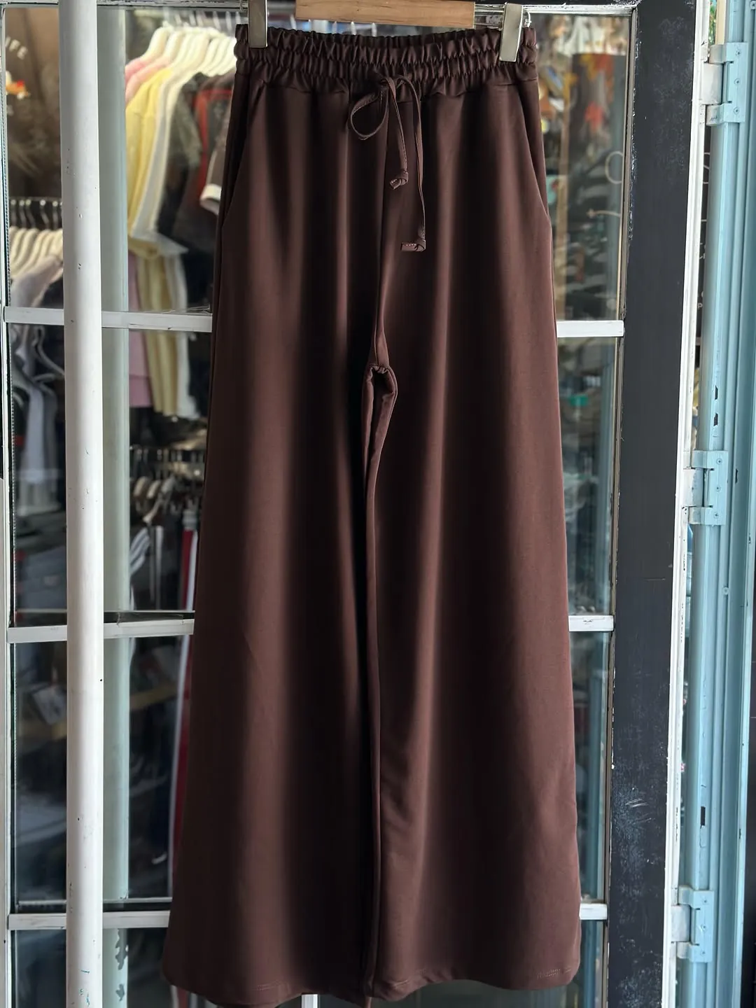 Black Wide-Leg Trousers