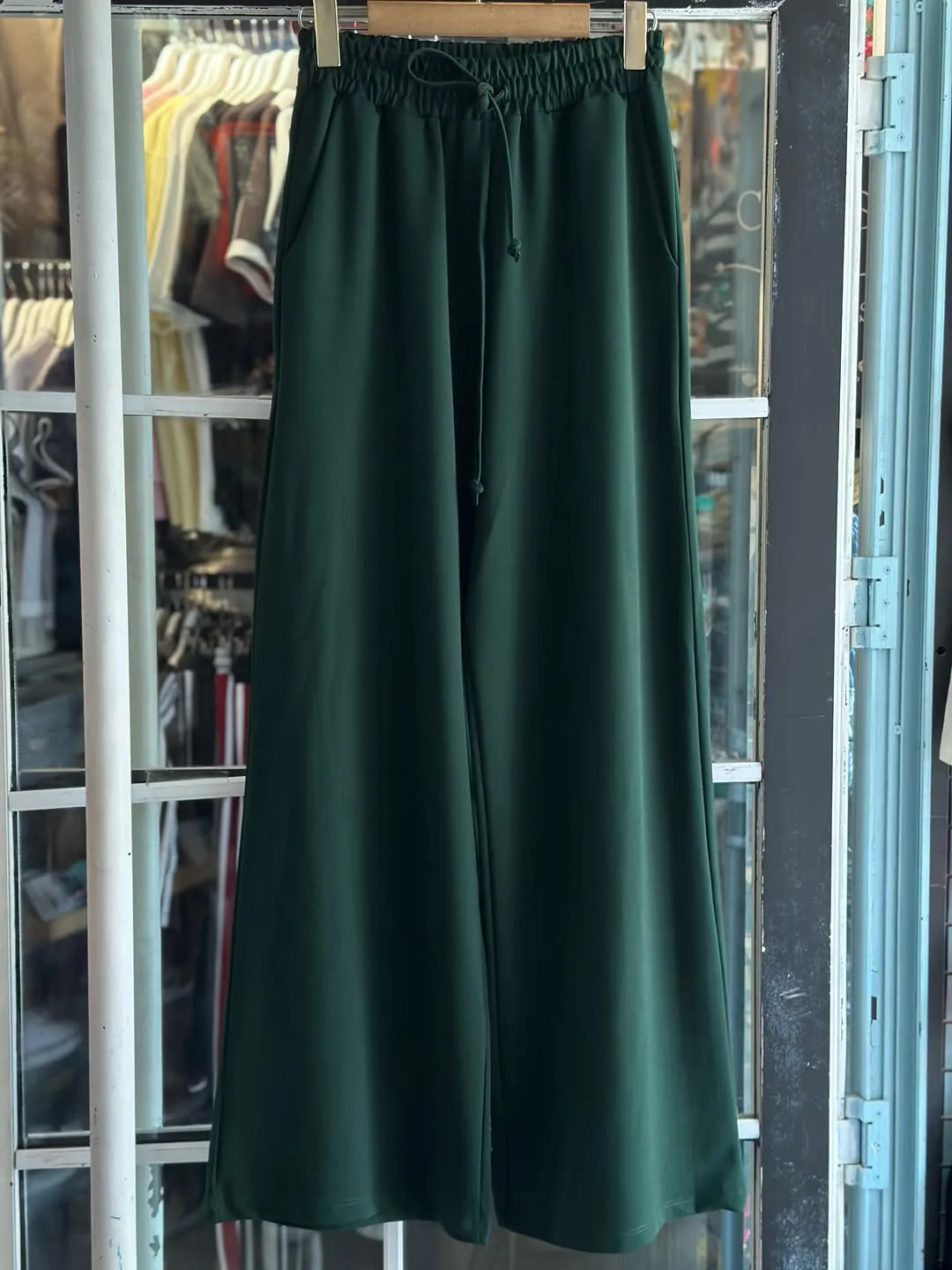 Black Wide-Leg Trousers