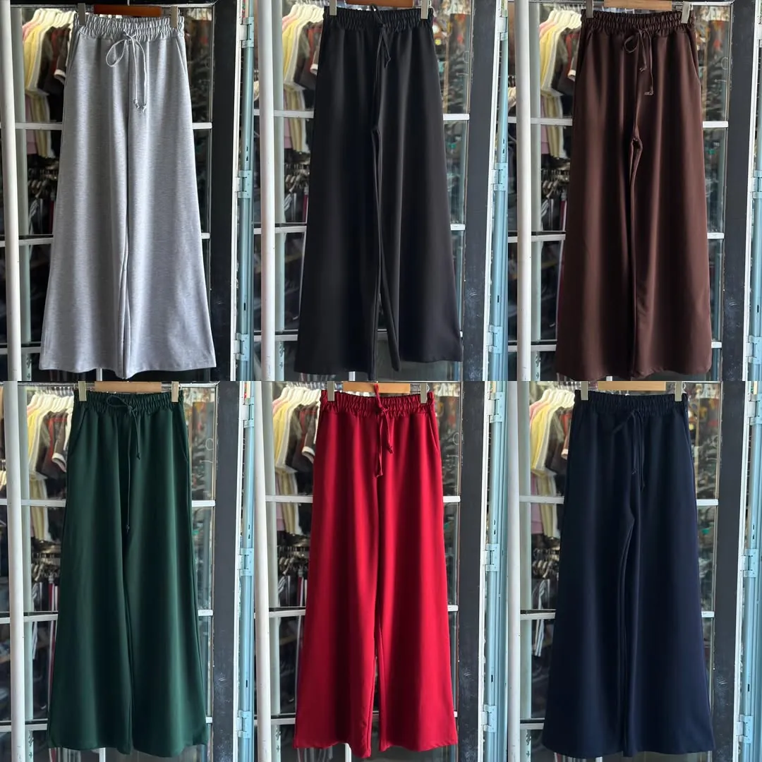 Women's Wide-Leg Drawstring Pants