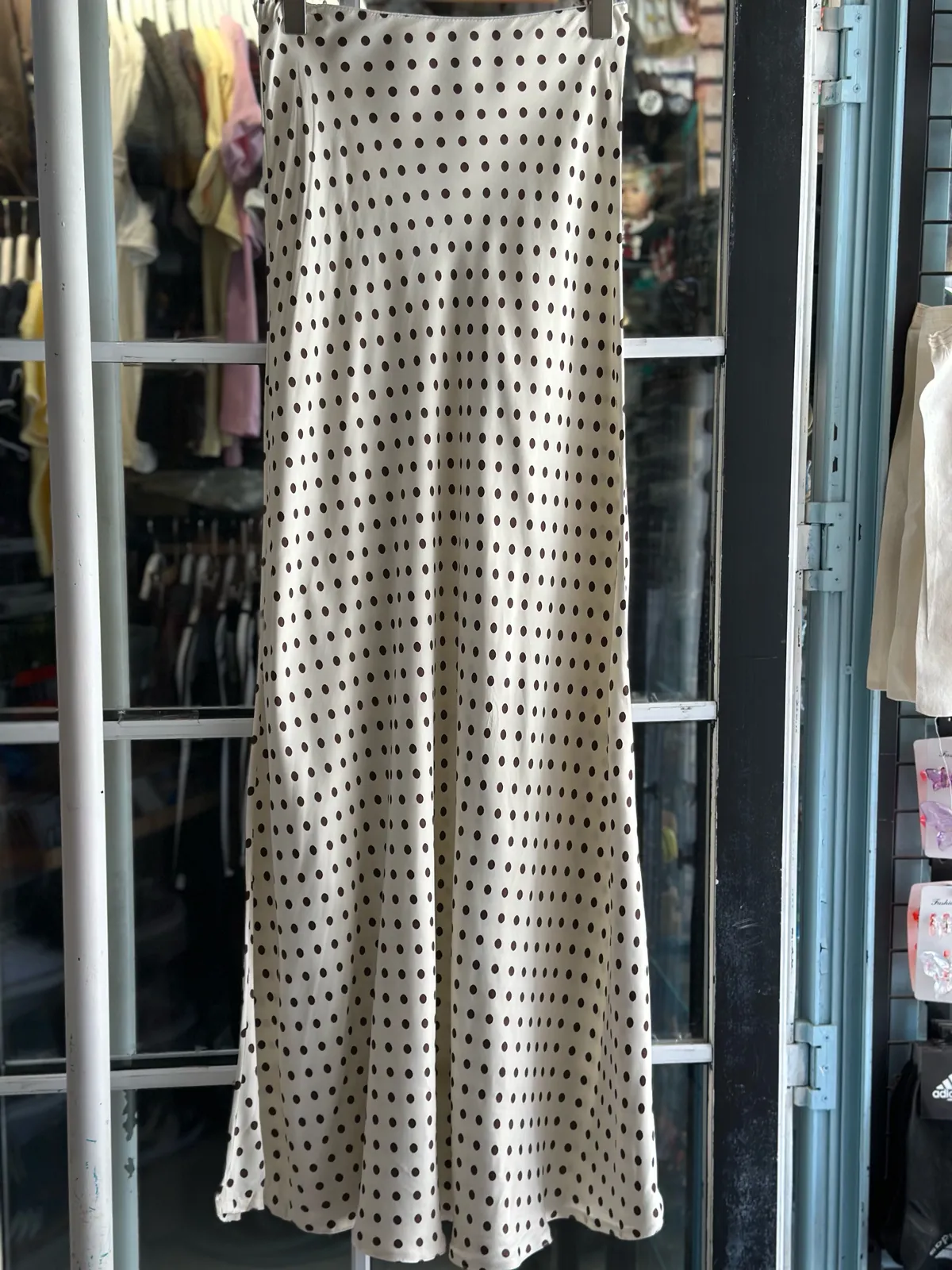 Brown Polka Dot Skirt