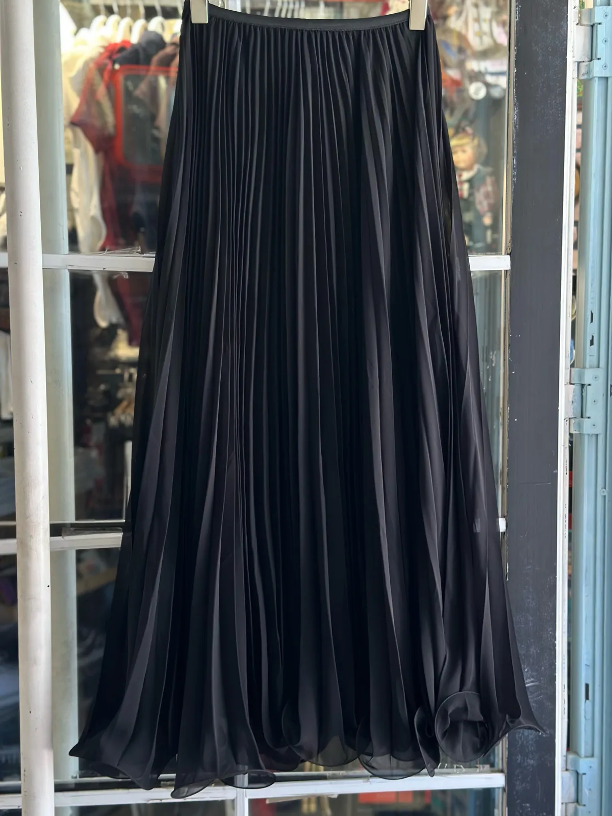 Black Pleated Skirt