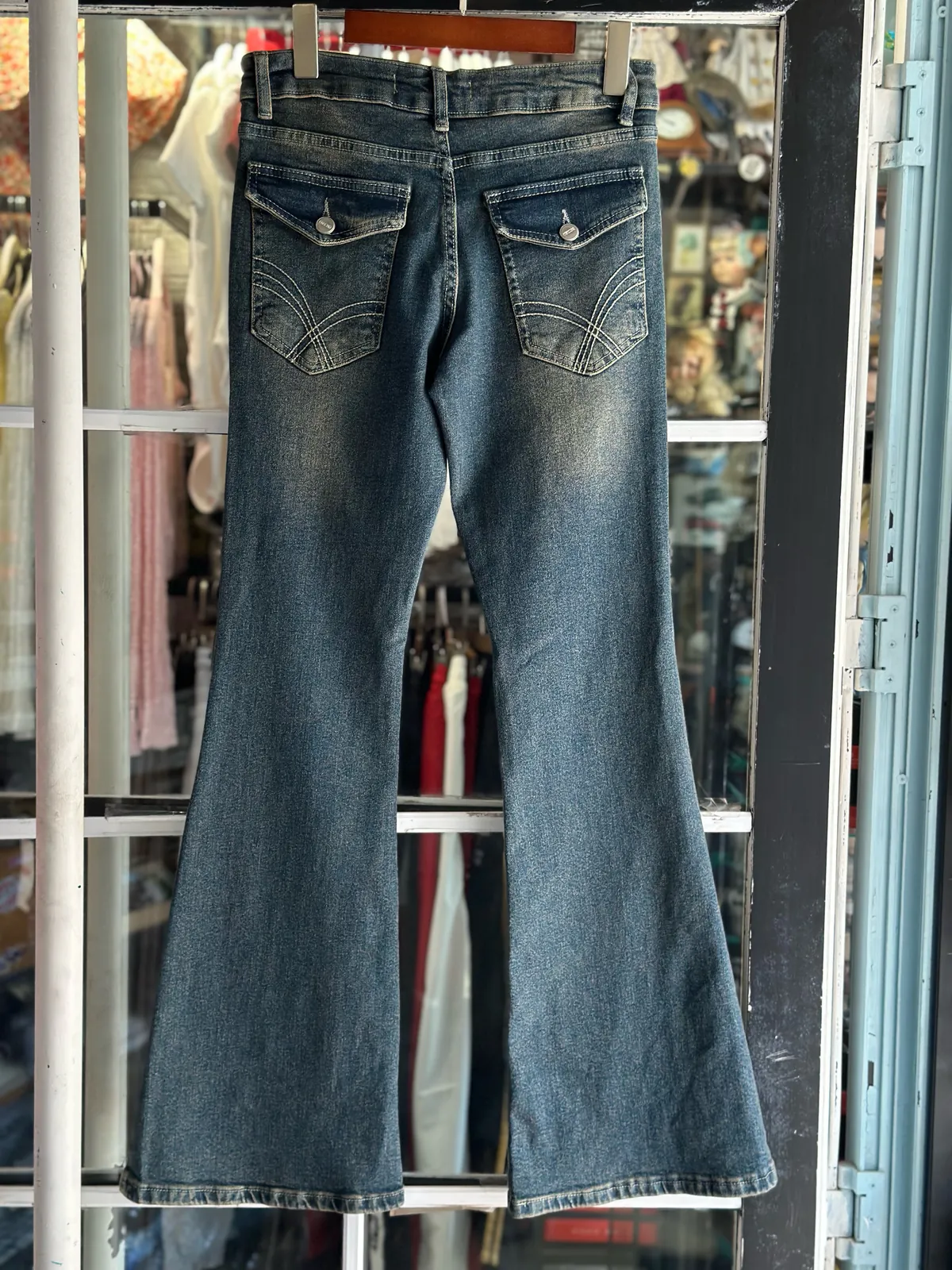 Blue Flare Jeans