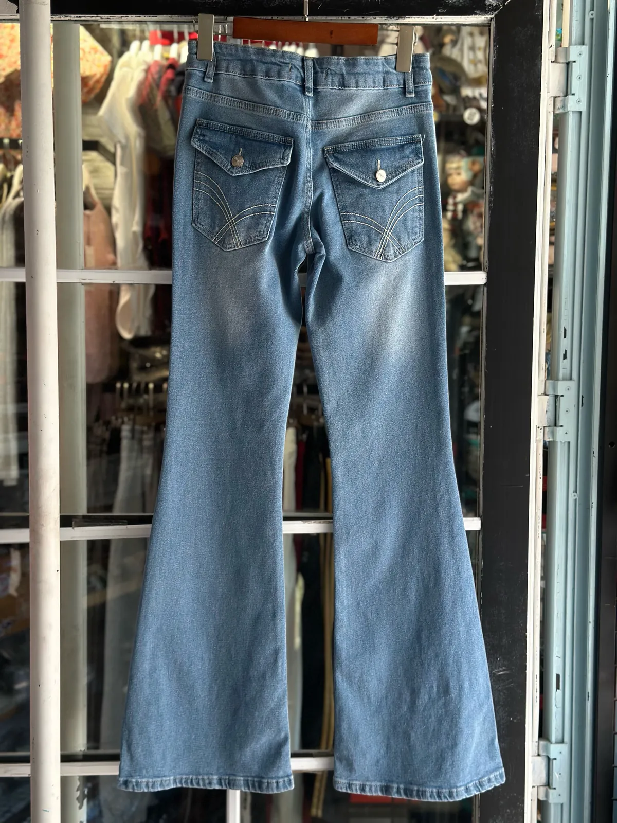 Blue Flare Jeans
