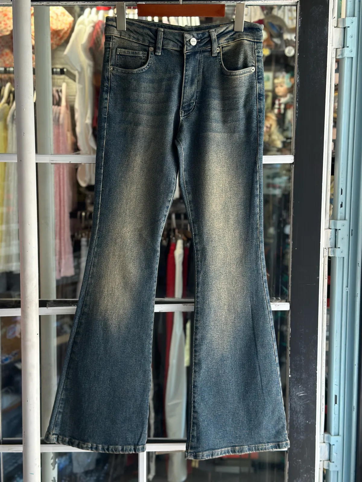 Blue Flare Jeans