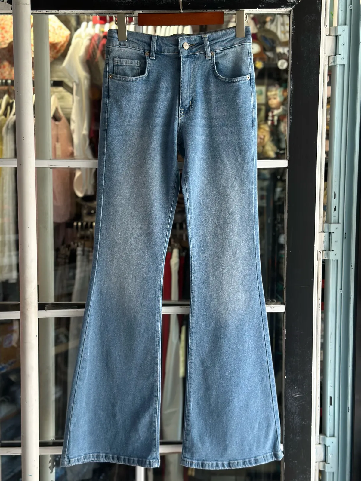 Blue Flare Jeans
