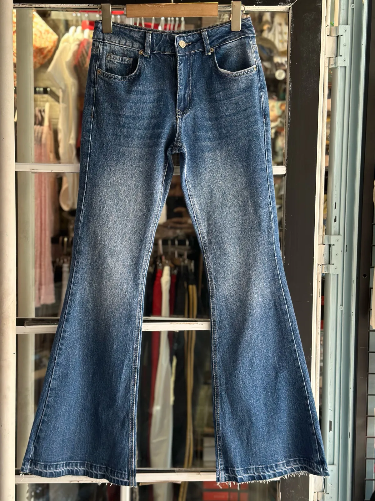 Blue Flare Jeans