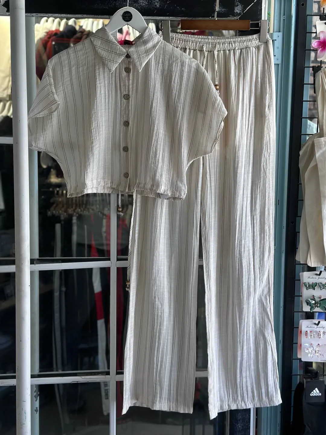 Striped Two-Piece Set
