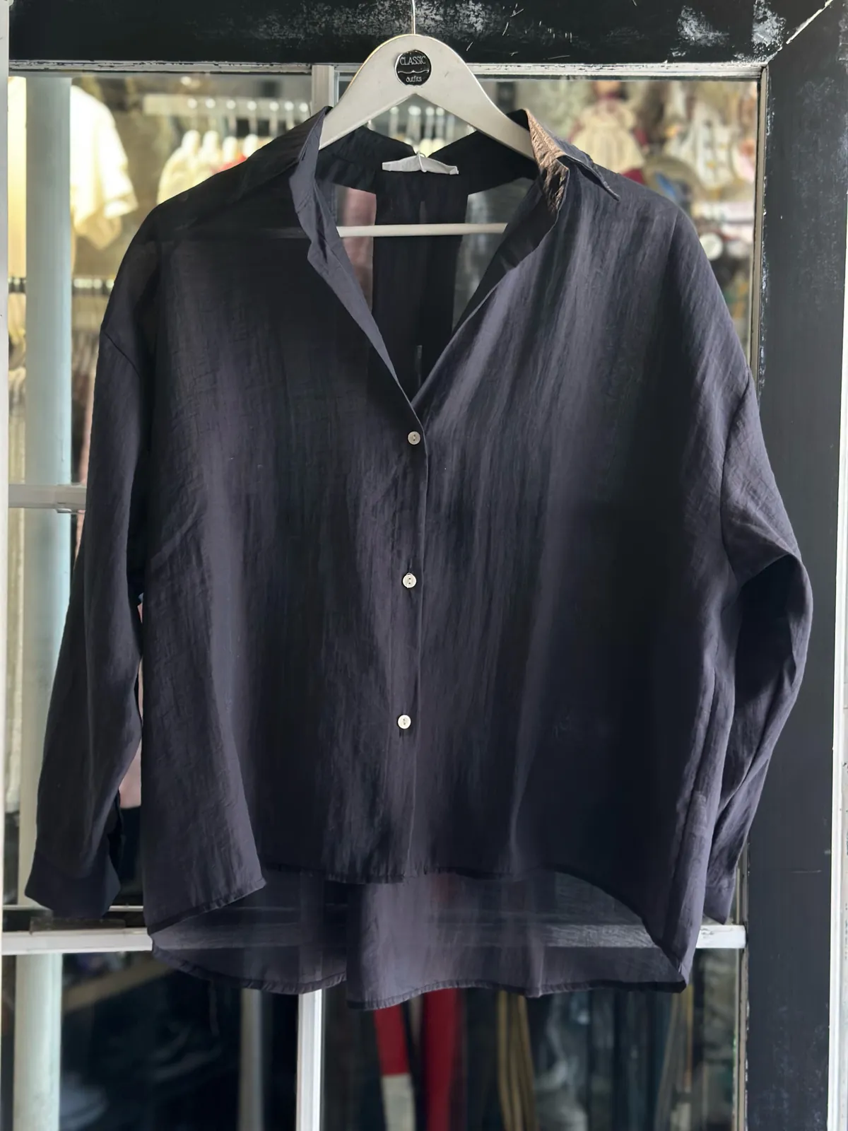 Brown Button-Down Shirt