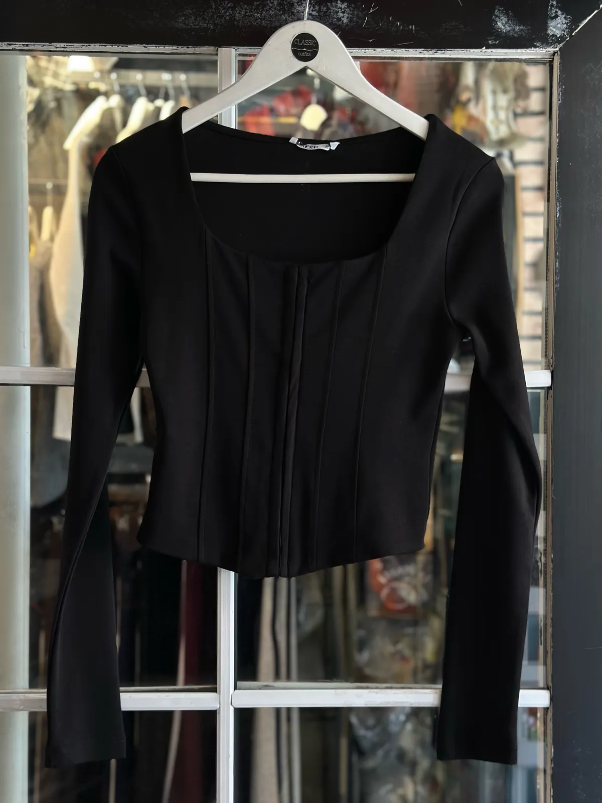 White Long Sleeve Top