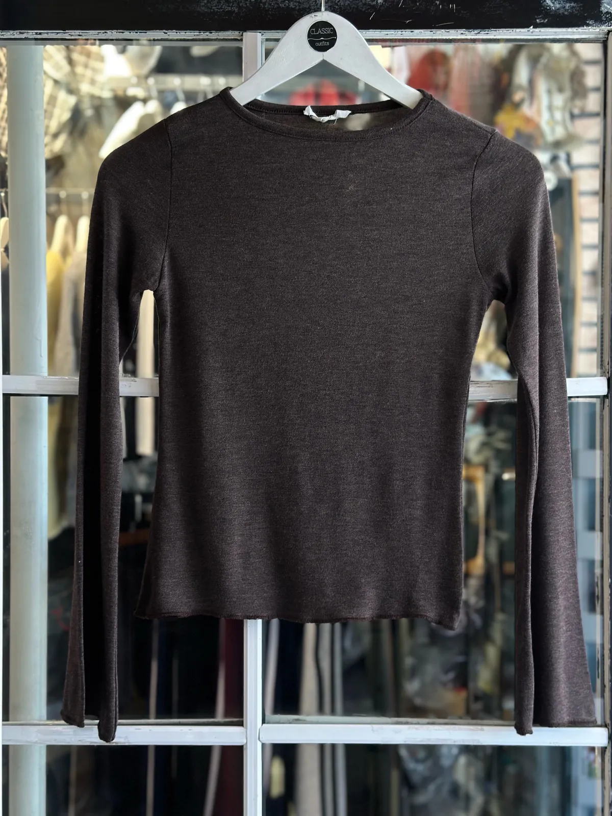 Black Long Sleeve Top