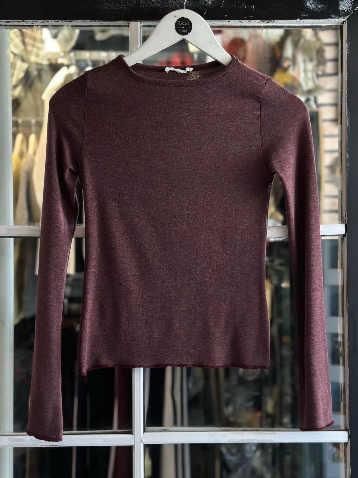 Black Long Sleeve Top