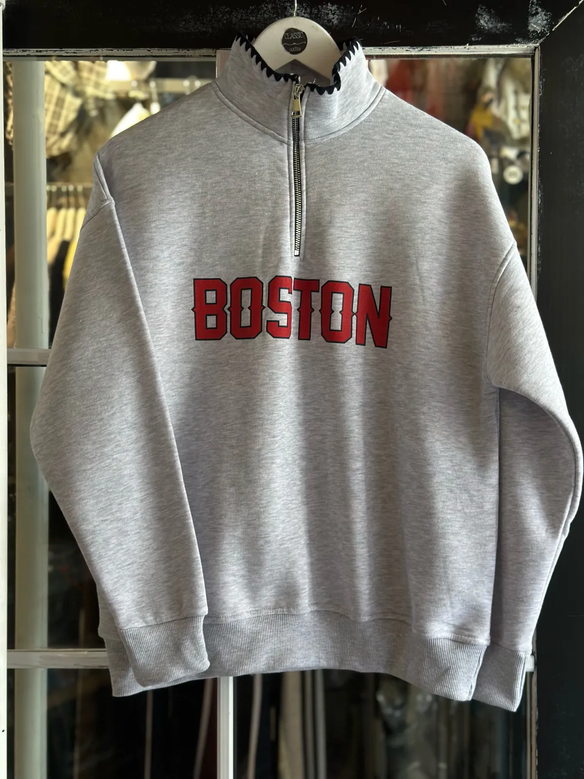 Boston Quarter-Zip Sweatshirt