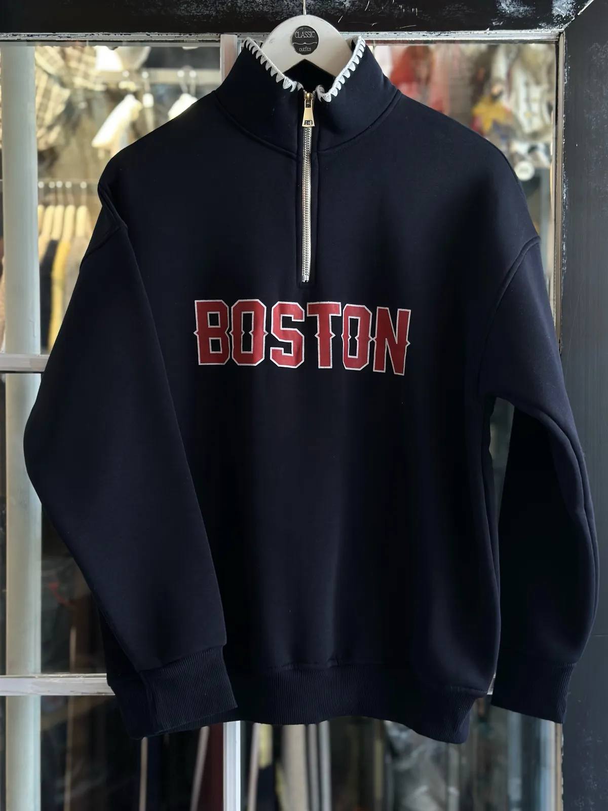 Boston Quarter-Zip Sweatshirt