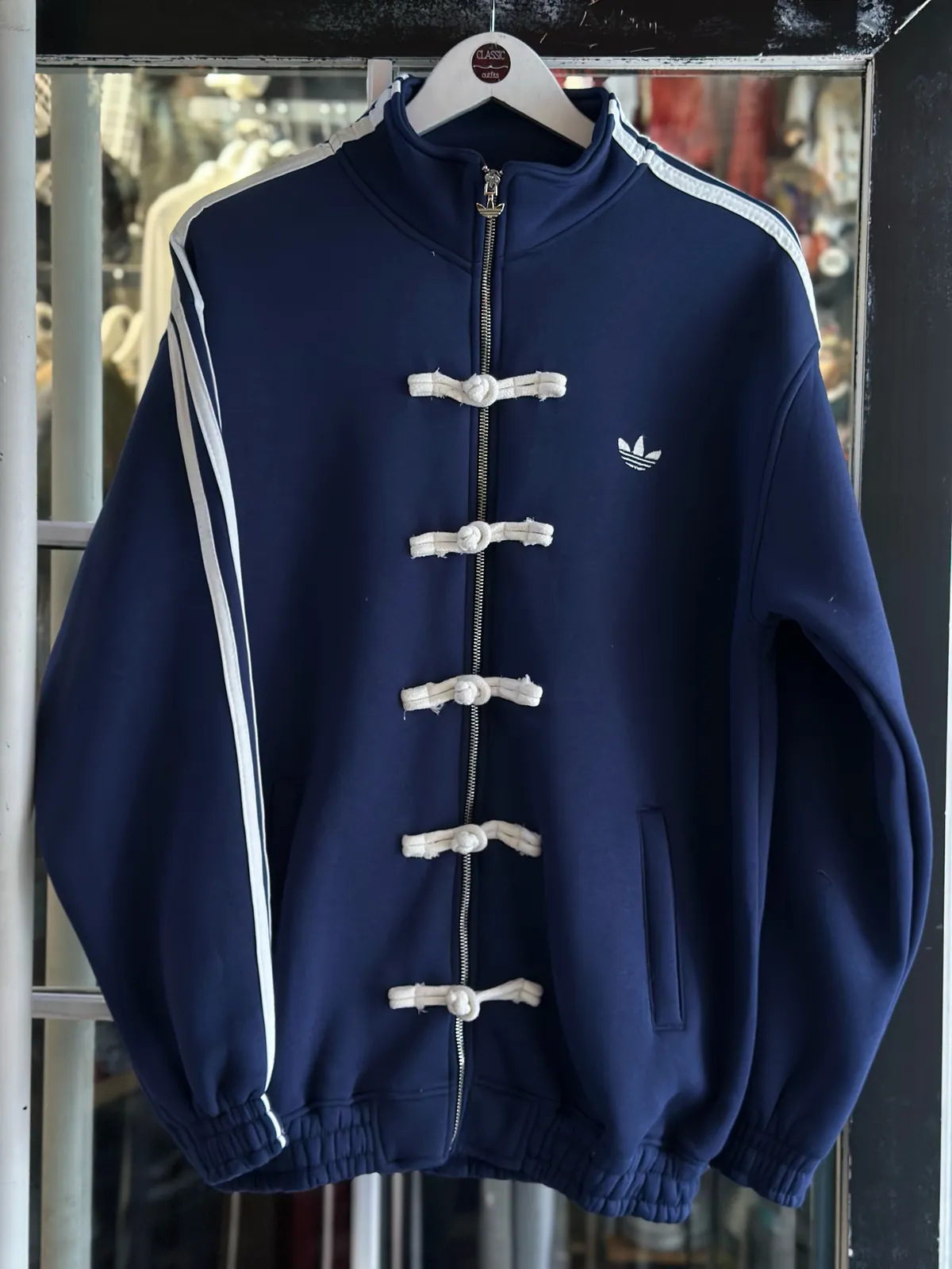 Adidas Navy Blue Track Jacket
