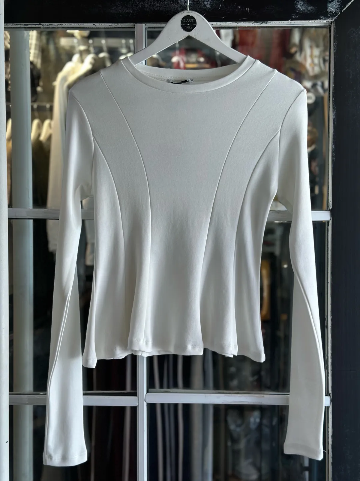 Brown Long Sleeve Top
