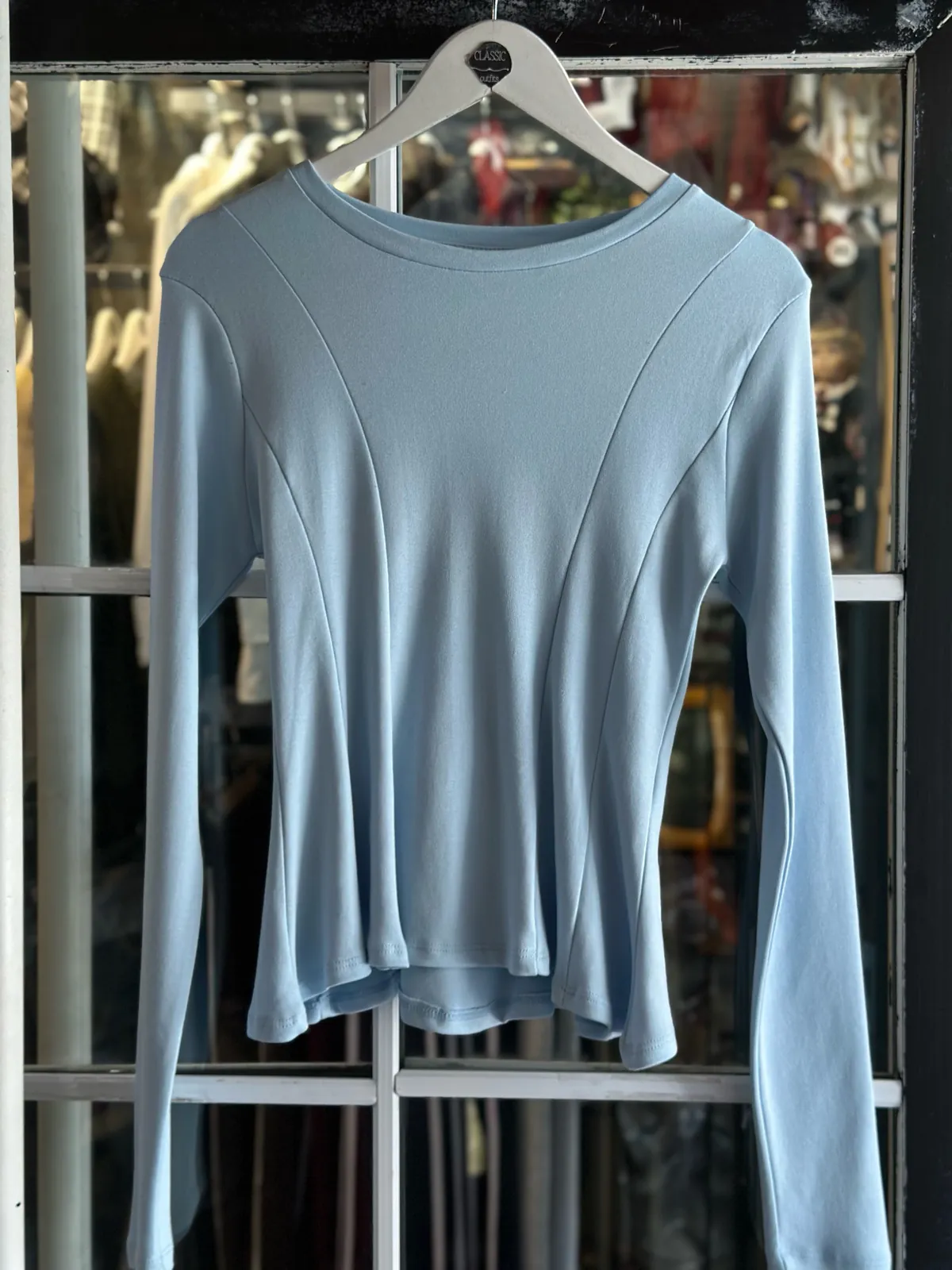 Brown Long Sleeve Top