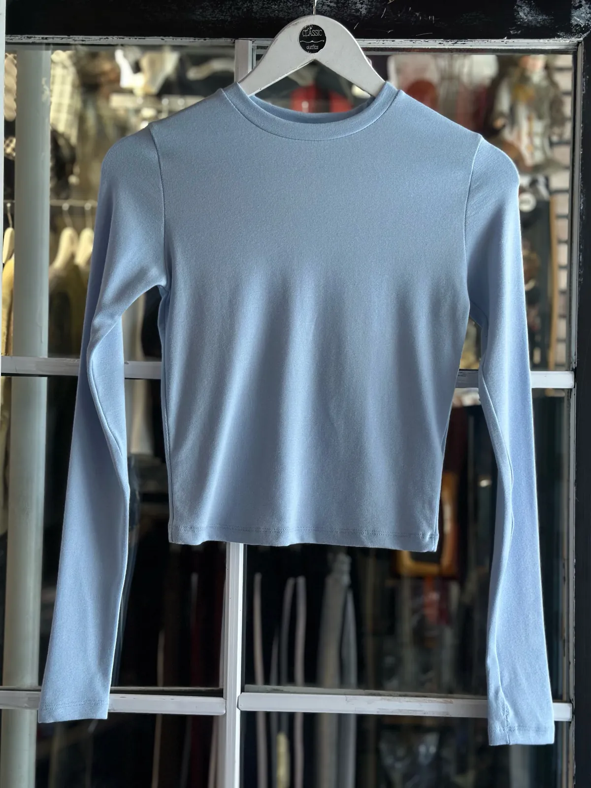 Burgundy Long Sleeve Top