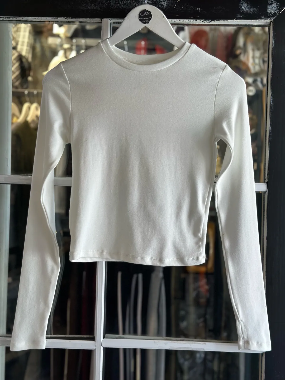 Burgundy Long Sleeve Top