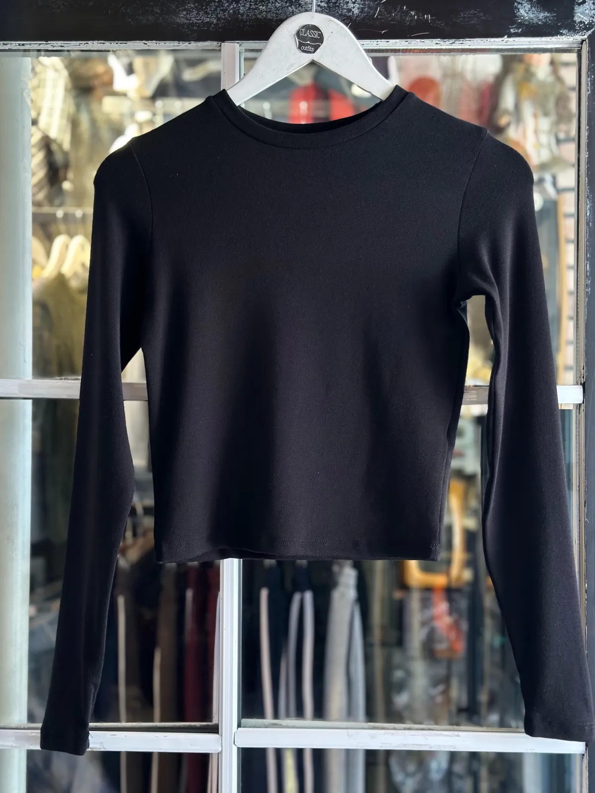 Burgundy Long Sleeve Top