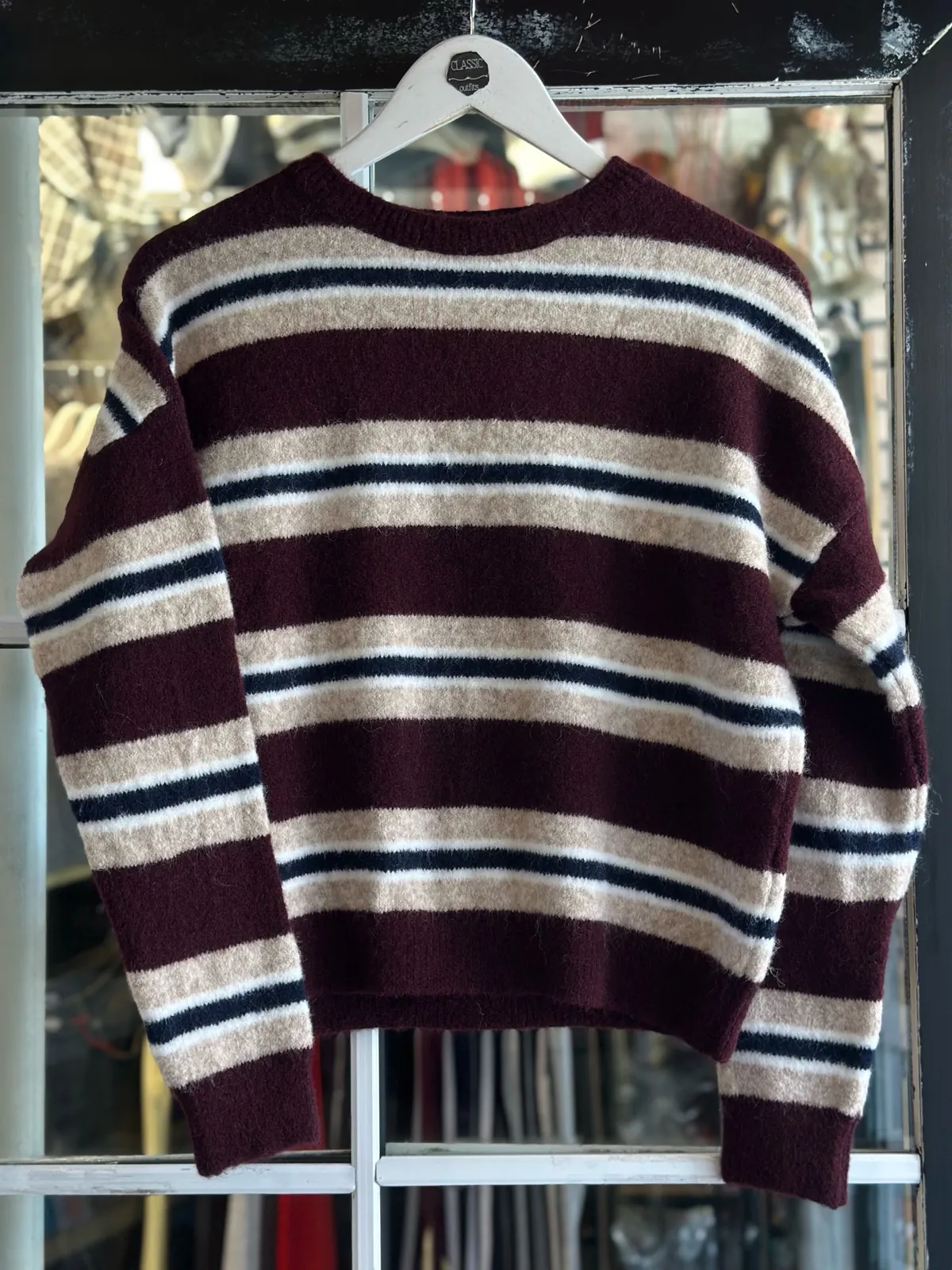 Striped Knit Sweater