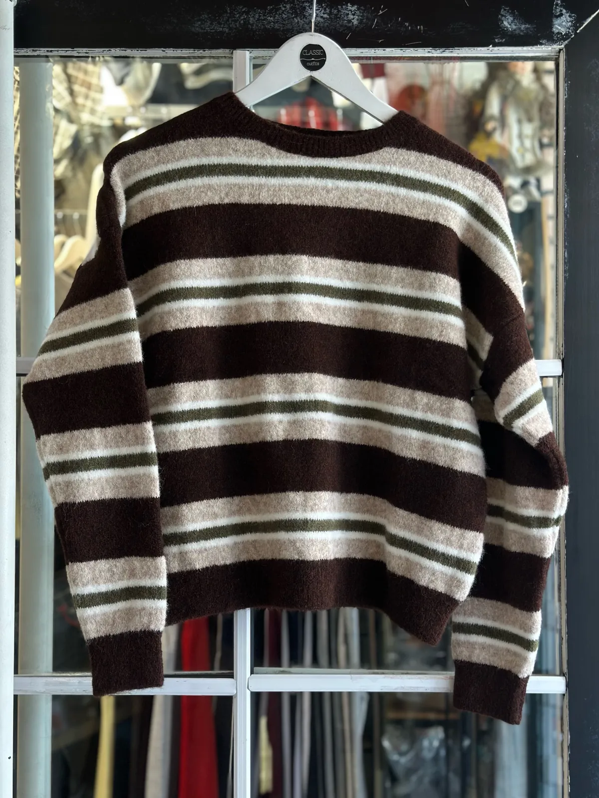 Striped Knit Sweater