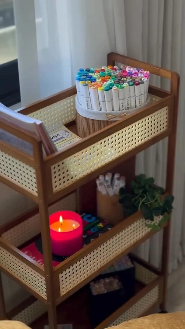IKEA wooden tool rack