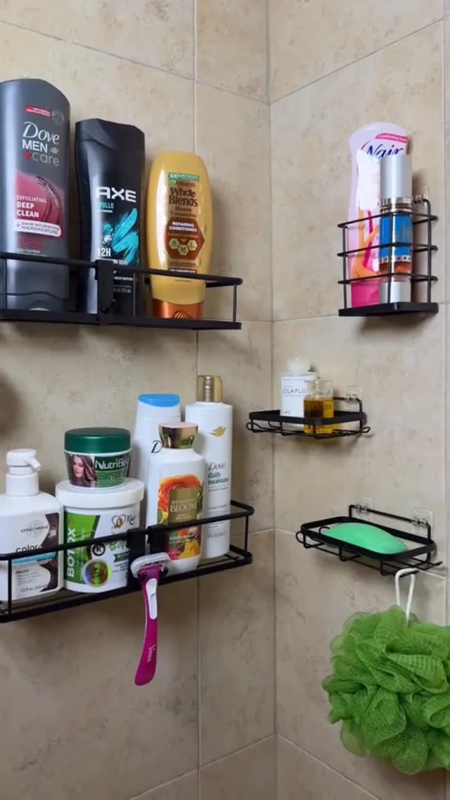 Rectangular Bathroom Organizers 5 Pieces