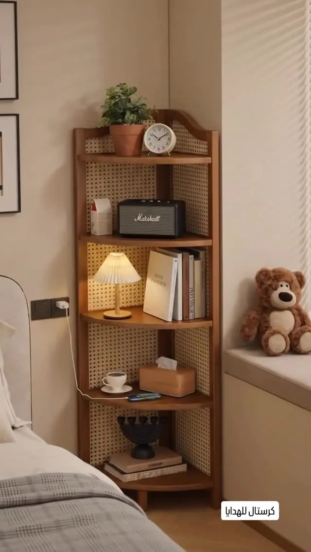 IKEA wooden corner unit