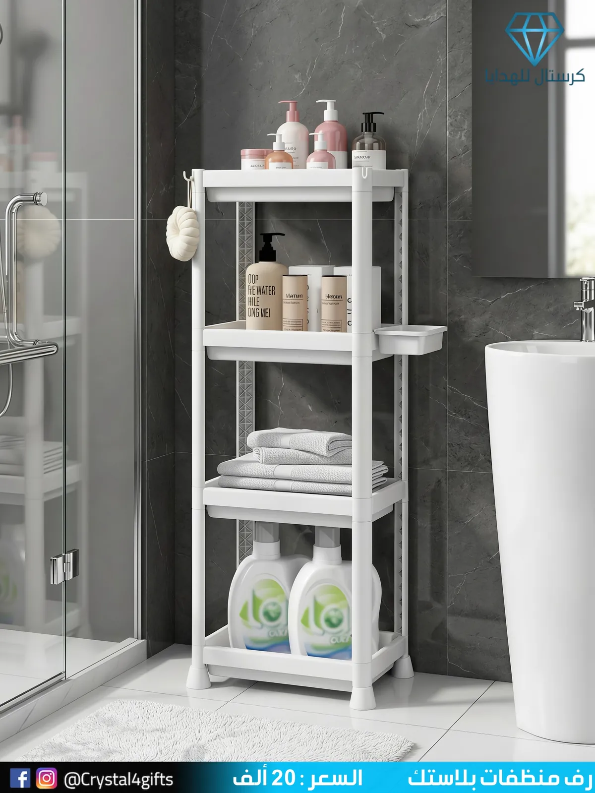 Plastic Detergent Shelf