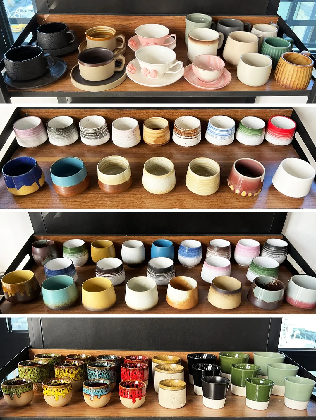 Assorted Ceramic Cups and Bowls