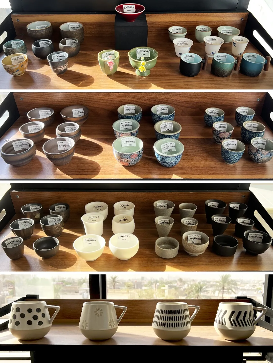 Assorted Ceramic Cups and Bowls
