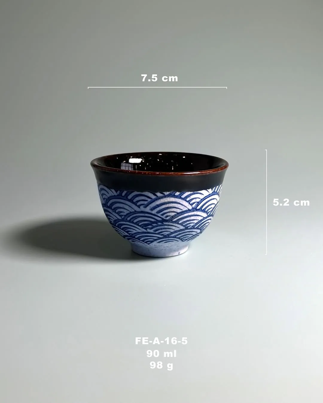 Nami Collection (Waves in Japanese) High Quality Heavy Weight Cups
