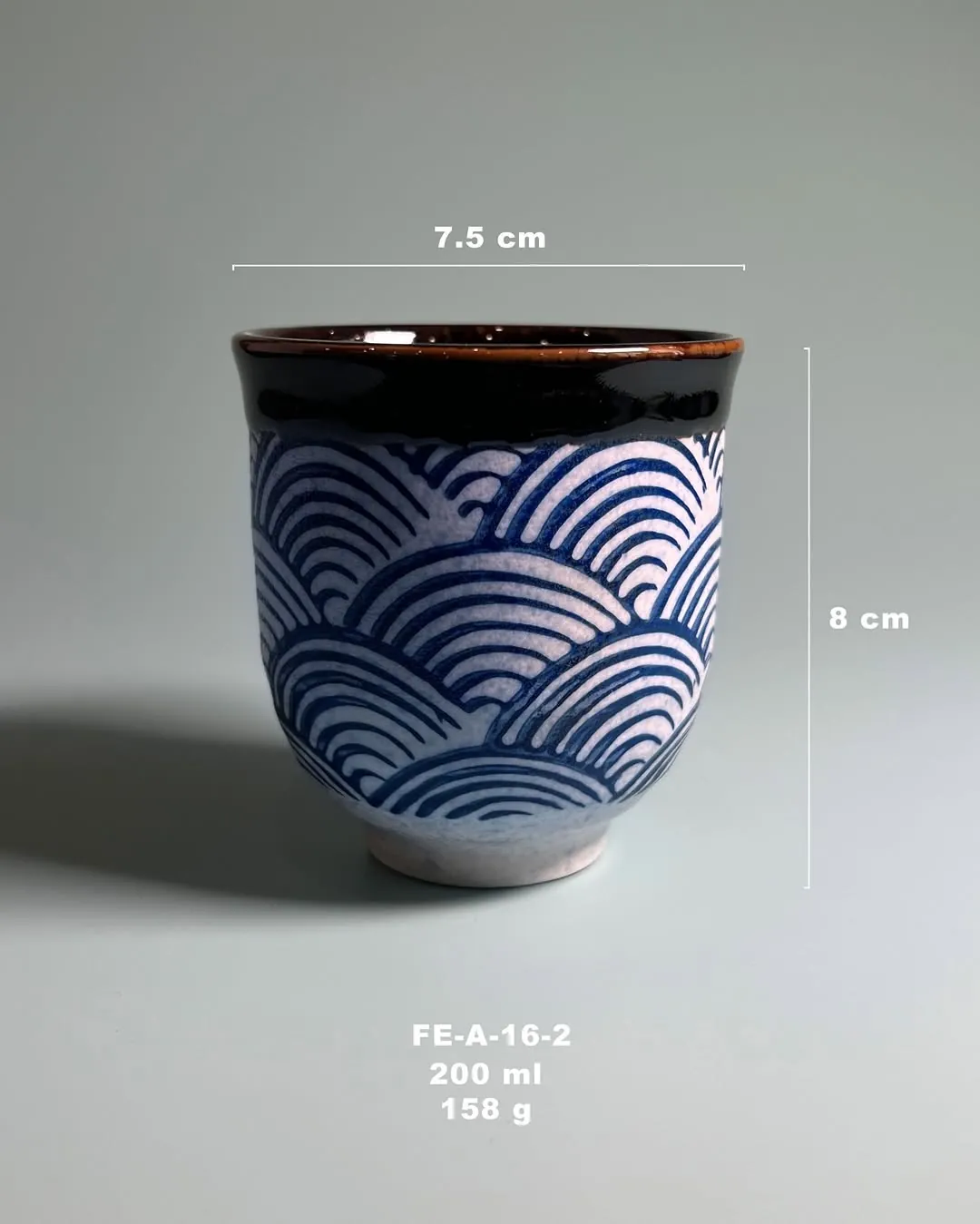 Nami Collection (Waves in Japanese) High Quality Heavy Weight Cups