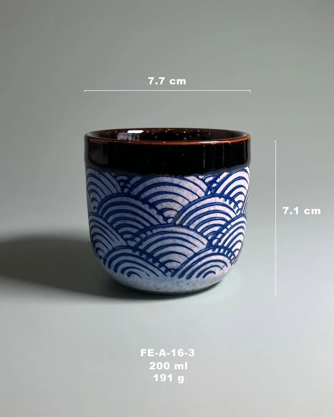 Nami Collection (Waves in Japanese) High Quality Heavy Weight Cups