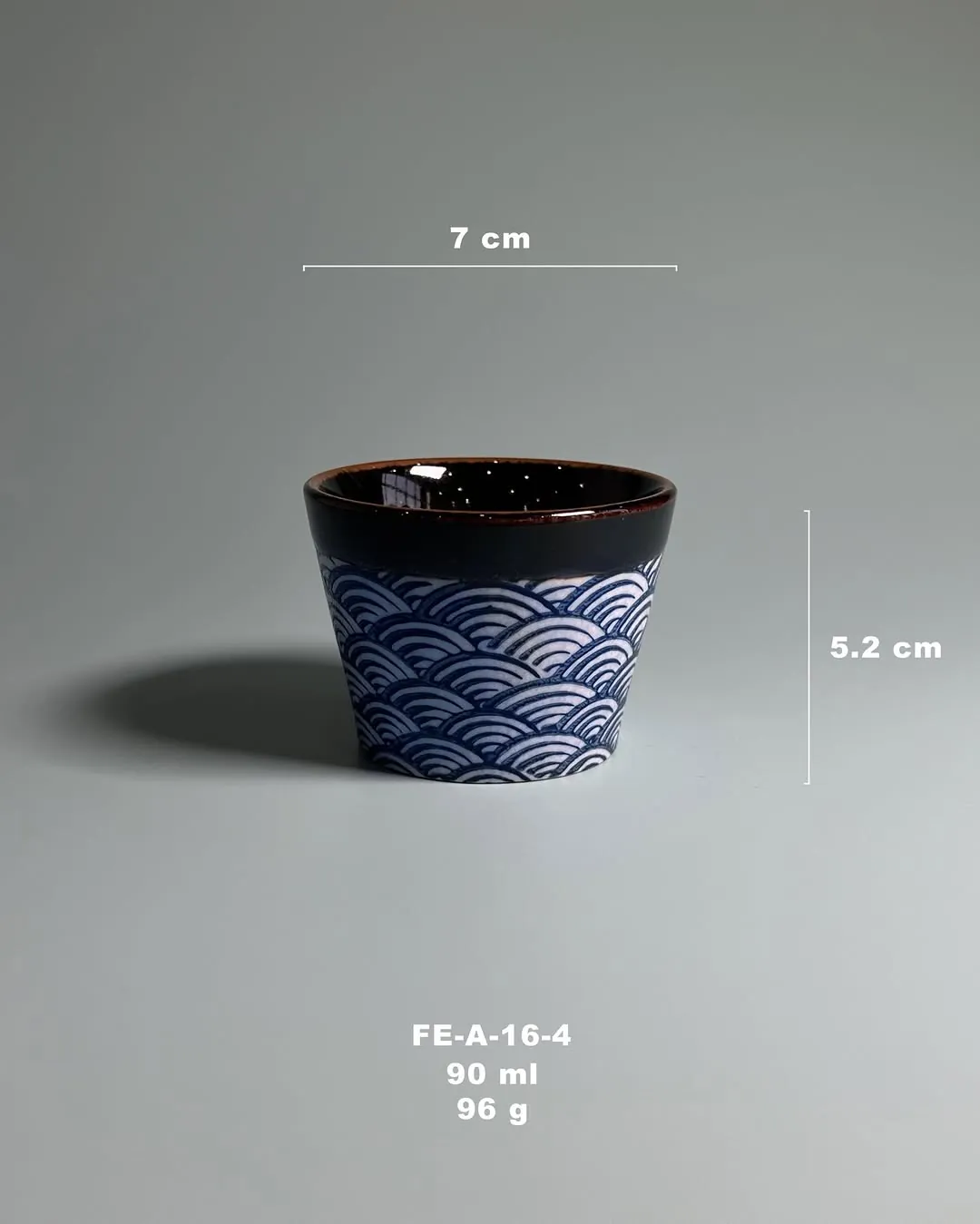 Nami Collection (Waves in Japanese) High Quality Heavy Weight Cups