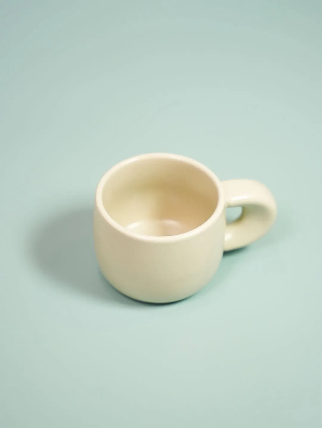 Mug and Natural Wood Plate