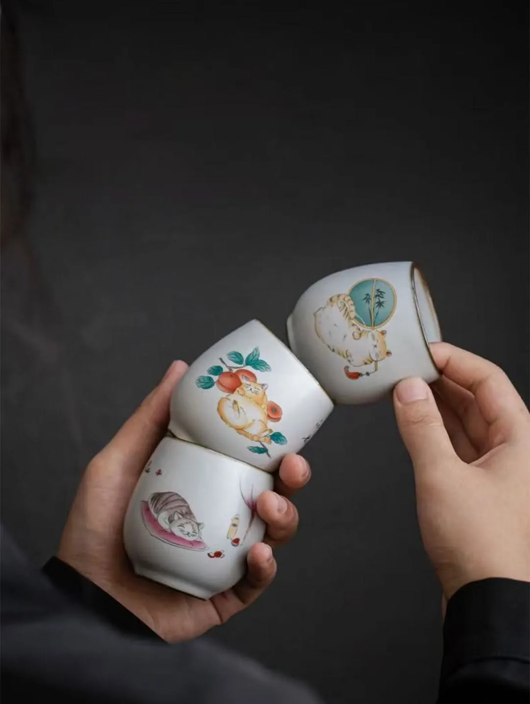 Luxury Handmade Patterned Cup Set