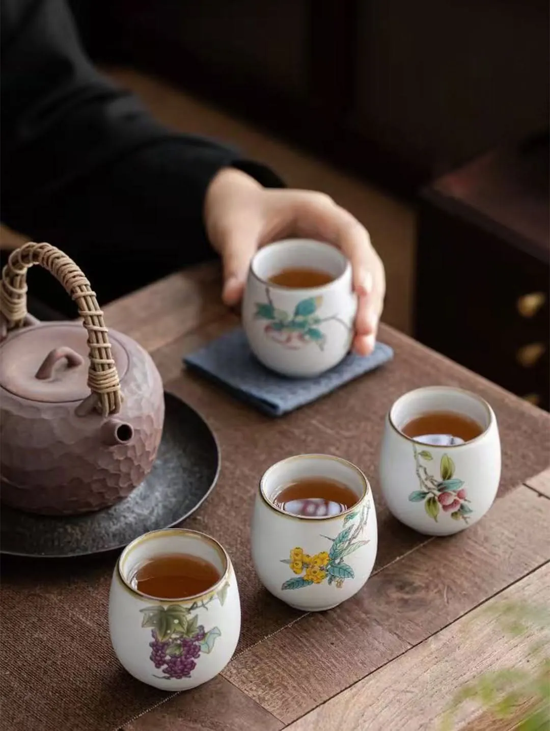 Luxury Handmade Patterned Cup Set