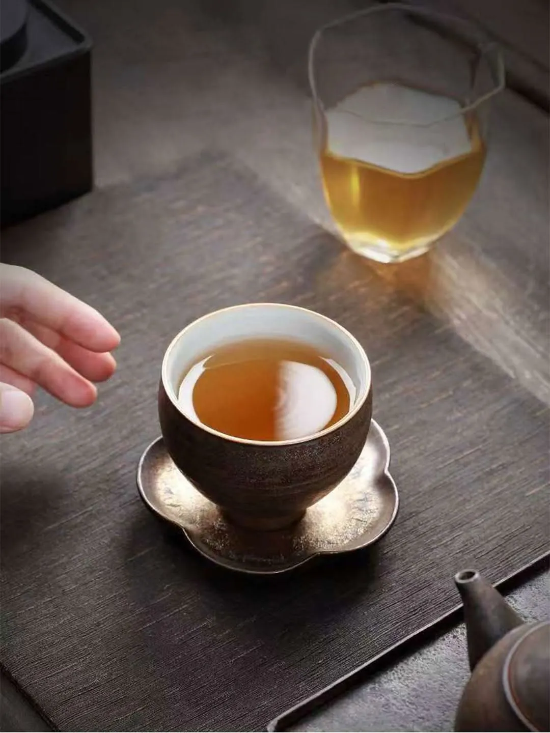 King Cup - Luxury Handmade Porcelain with Saucer