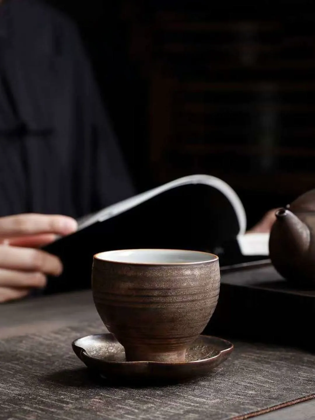 King Cup - Luxury Handmade Porcelain with Saucer