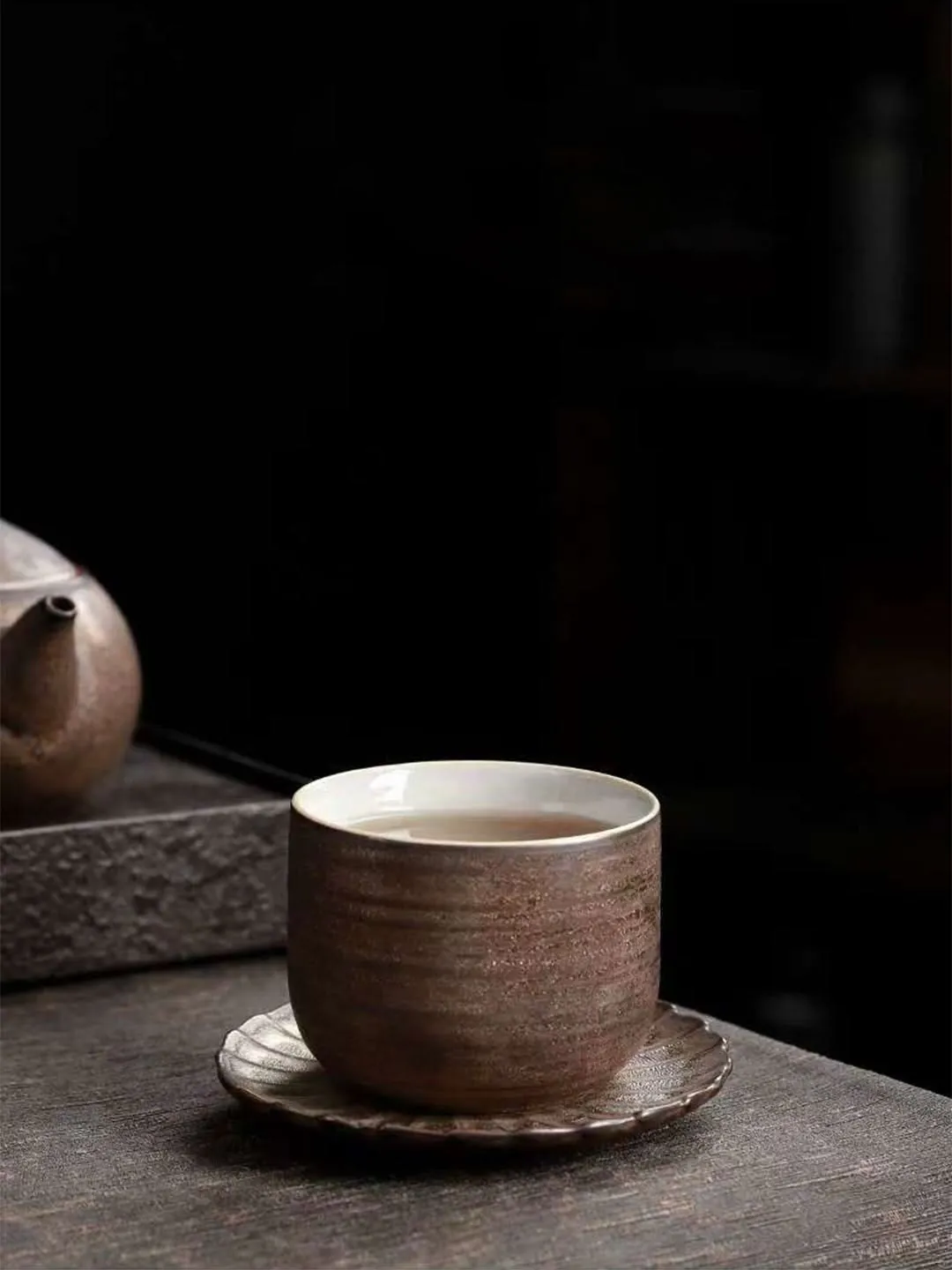 King Cup - Luxury Handmade Porcelain with Saucer