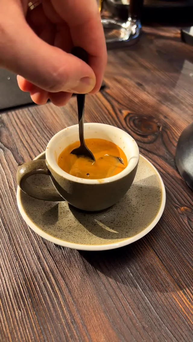 Elegant cup set with rough stone texture